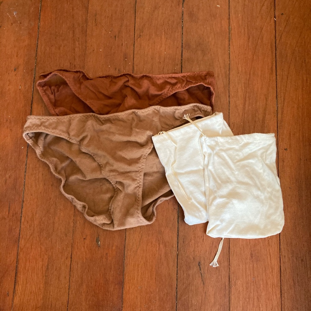 Pair of Low rise Pansy underwear size S